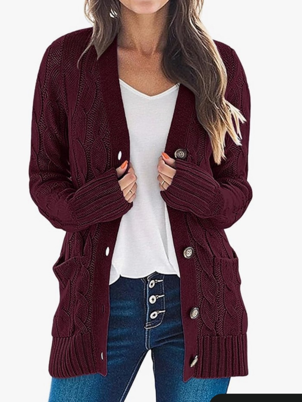 NWT matron cardigan with buttons